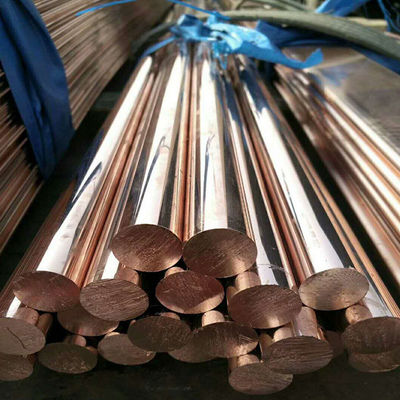 C11000 Round Copper Steel Bar 2 Sampai 90mm C11000 Setengah Tembaga Keras