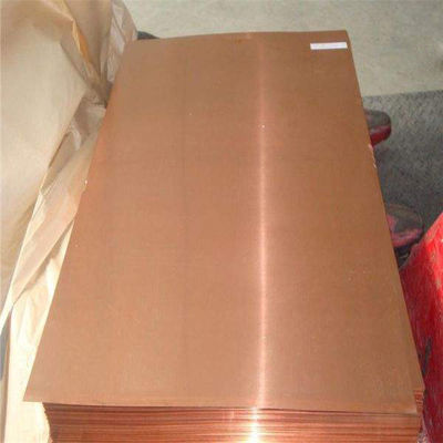 H65 H62 C1100 Lembar Plat Tembaga Merah Tipis 0.8mm Sampai 55mm 1500X 3050 Mm