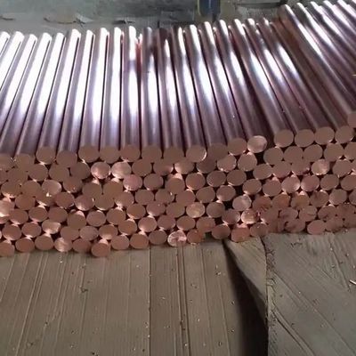 C11000 Round Copper Steel Bar 2 Sampai 90mm C11000 Setengah Tembaga Keras