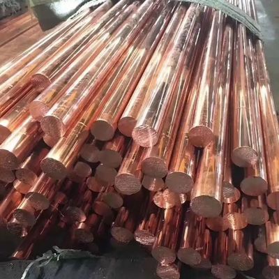 6mm 8mm C11000 Batang Bulat Tembaga Murni Batang Tembaga Murni 99,95%