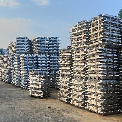 8,5 Sampai 9 Kg ADC 10 Aluminium Alloy Silvery White Pure Iron Ingot