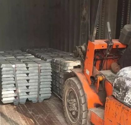 99,95% ASTM AISI Zinc Ingot Paduan Berbasis Seng