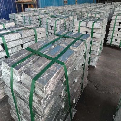 Seng Oksida Seng Shg 99.995 Ingot Logam Putih JIS GB Berkilau