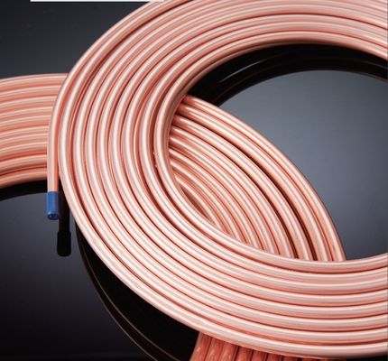 ASTM Refrigerasi AC Tabung Pipa Tembaga Pancake Copper Coil C26000 C27000