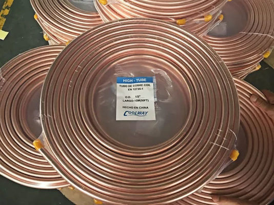 Level Luka H65 22mm Pipa Tembaga Coil Tabung Tembaga Murni Untuk Pancake