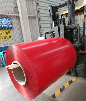 0.25mm Sampai 1.8mm PVDF Warna Dekoratif Dilapisi Aluminium Strip H12 H14 Coil Sheet