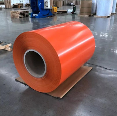 0.25mm Sampai 1.8mm PVDF Warna Dekoratif Dilapisi Aluminium Strip H12 H14 Coil Sheet
