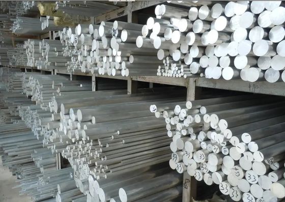 200 Sampai 250 Derajat 6061 Batang Aluminium Putaran Aluminium Alloy Bar UNS A96063