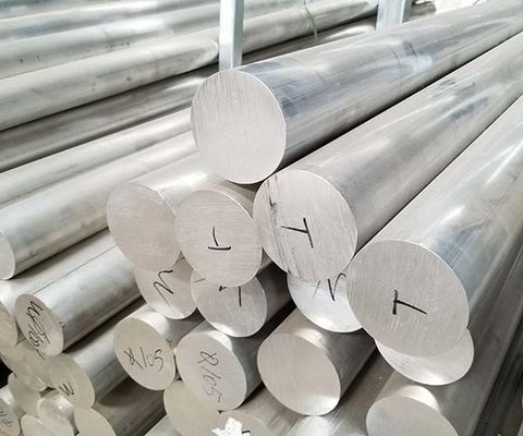 200 Sampai 250 Derajat 6061 Batang Aluminium Putaran Aluminium Alloy Bar UNS A96063