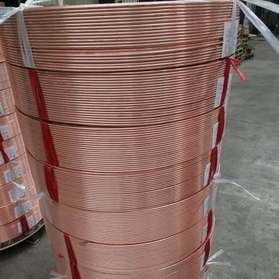 Tahan Api PE Terisolasi Pipa Tembaga Tabung Pipa Tembaga AC Coil 15mm