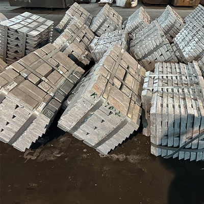 99,999% Ingot Seng Timbal Kemurnian Tinggi 99,995% Untuk Elektronik