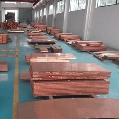 C17500 Lembar logam tembaga 3mm 5mm 20mm 99,99% Kuningan