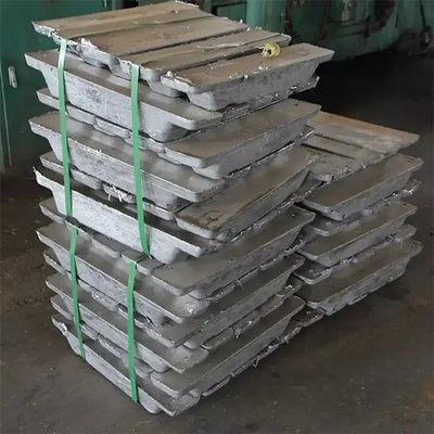 AISI Zinc Alloy Ingots 50kg 25tons Kemurnian Tinggi Dengan 99,995% ~ 99,99%