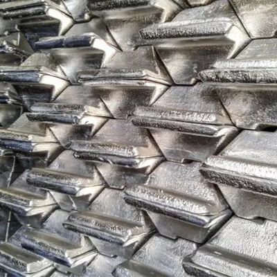 AISI Zinc Alloy Ingots 50kg 25tons Kemurnian Tinggi Dengan 99,995% ~ 99,99%