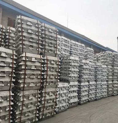 A357 A360 A380 Aluminium Murni A7 Ingot ADC12 Dilelehkan