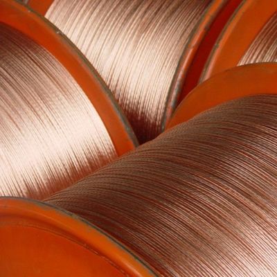 Kawat Lapisan Elektronik Daur Ulang Aluminium Lapisan Tembaga 0,13mm 8-10%C