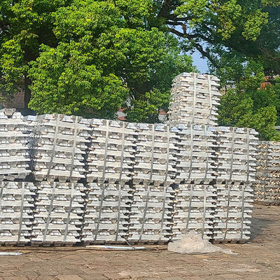 Berat Ringan A8 Aluminium Ingots Kemurnian 99,7% 99,9% 99,95% 99,99% Seri 1000